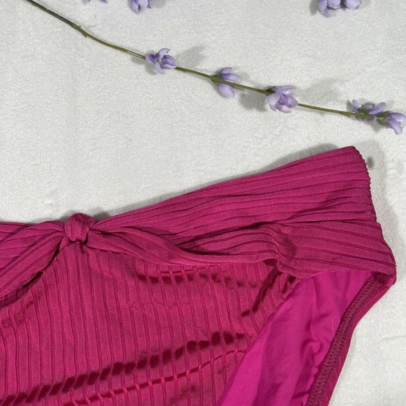 NEW Robin Piccone [ LARGE ] Flamino Neelah High Waisted Front Knot‎ Bottom - Picture 7 of 12